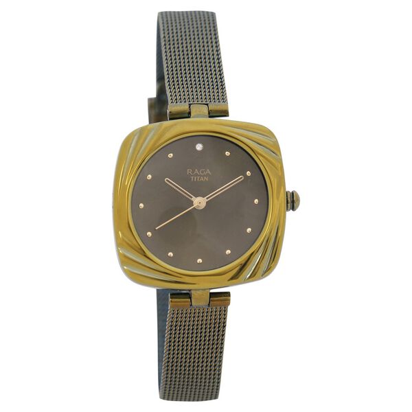 Titan Raga Moments Of Joy White Dial Women Watch With Metal Strap - image number 0