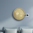 Titan Wood-Grain LED Digital Clock - 32 cm x 32 cm (Medium) - image number 2
