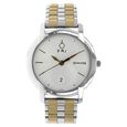 Sonata Quartz Analog White Dial Stainless Steel Strap Watch for Men