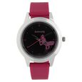 Sonata Quartz Analog Black Dial Stainless Steel Strap Watch for Women