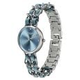 Poze Poze Quartz Analog Blue Dial Two Toned Metal & Leather Strap Watch For Women - image number 4