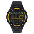 SF Digital Dial Black Plastic Strap Watch for Men