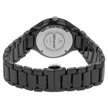 Titan Black Dial Analog Ceramic Strap Ceramic Strap Watch for Men