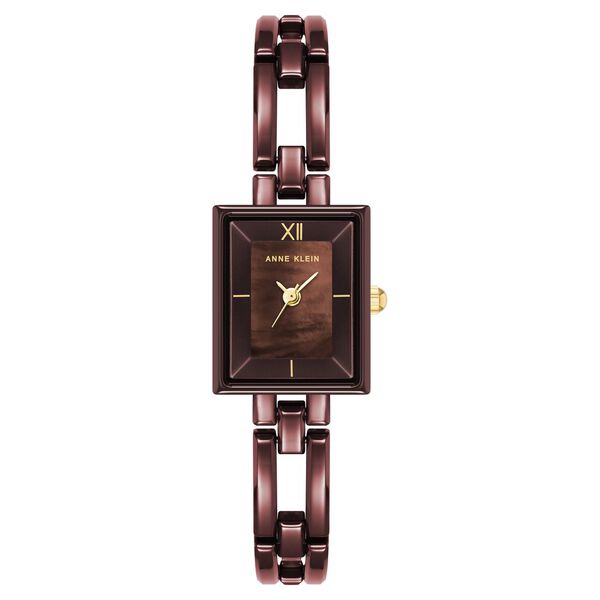Anne Klein Quartz Analog Brown Dial Brown Ceramic Strap Watch For Women - image number 0
