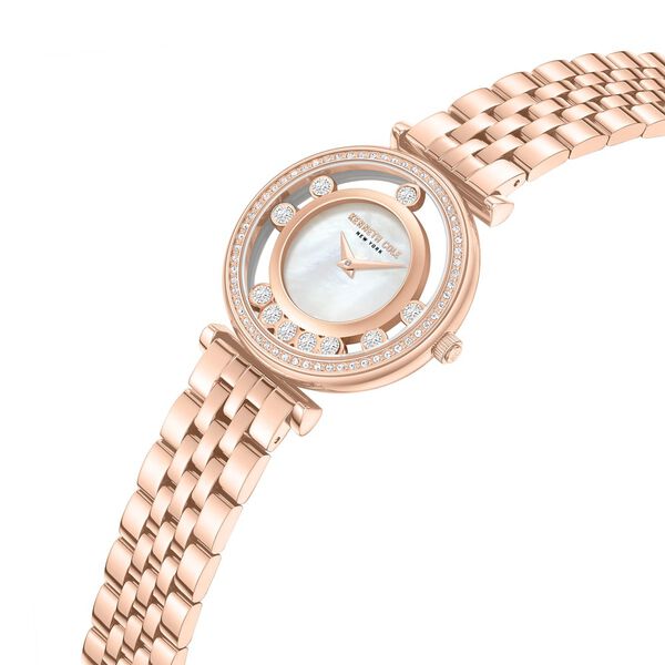 Kenneth Cole Quartz Analog Mother of Pearl Dial Stainless Steel Strap Watch For Women - image number 2
