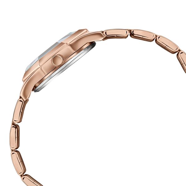 Poze By Sonata Quartz Analog Blue Dial Rose Gold Metal Strap Watch For Women - image number 5