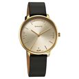 Sonata Regional Edition Bengal Quartz Analog Golden Dial Leather Strap Watch For Women