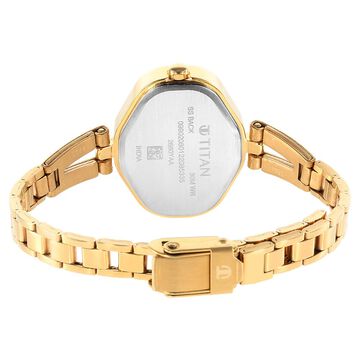 Titan Karishma White Dial Metal Strap Watch for Women