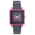 SF Quartz Analog Black Dial Plastic Strap Watch for Women