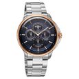 Titan Classique Four Eye Multifunction Analog with Blue Dial Silver Stainless Steel Strap Watch for Men - image number 1