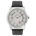 Sonata Quartz Analog White Dial Leather Strap Watch for Men - image number 0