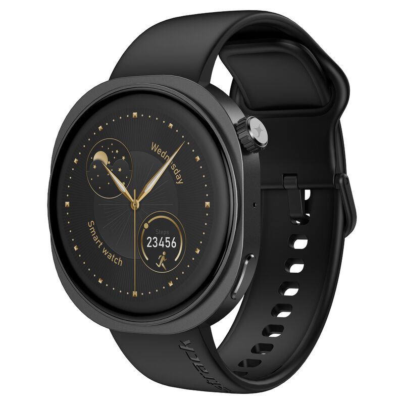 Fastrack Revoltt FR3 Pro Smartwatch with 1.43" AMOLED Display Dynamic 60Hz Refresh HRM SpO2 Sleep Functional Crown