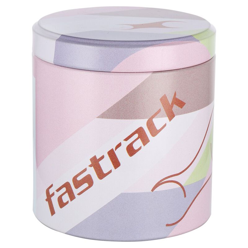Fastrack Uptown Retreat Quartz Analog Pink Dial Leather Strap Watch for Girls - image number 6