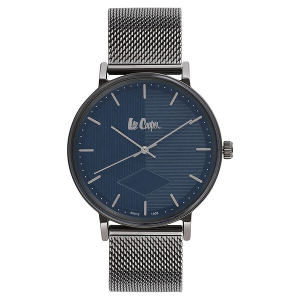 Lee Cooper Quartz Analog Blue Dial Metal Strap Watch for Men - image number 1