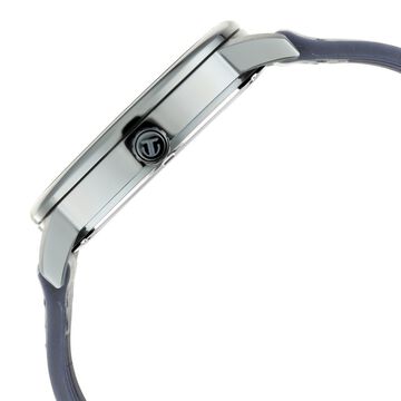 Titan Athleisure Grey Dial Analog Leather Strap Watch for Men