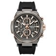 Kenneth Cole Quartz Multifunction Grey Dial Black Colour Silicone Strap Watch For Men - image number 0