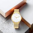 Titan Edge Baseline White Dial Analog Stainless Steel Strap Watch for Men - image number 6