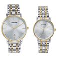 Sonata Wedding Edit Quartz Analog with Date Silver Dial Stainless Steel Strap Watch For Pair - image number 0