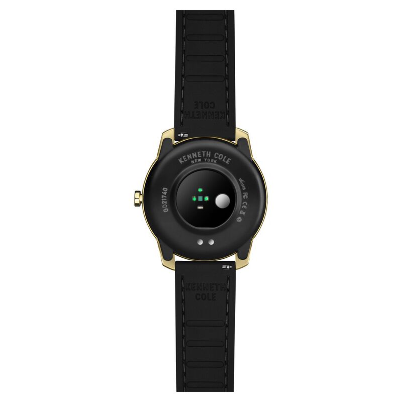 Kenneth Cole Smart Black Dial Silicone Strap Unisex Watch - image number 6