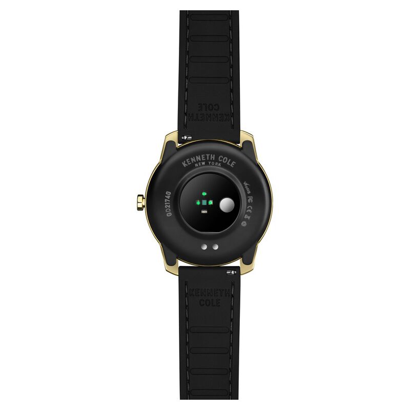 Kenneth Cole Smart Black Dial Silicone Strap Unisex Watch - image number 6