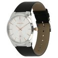 Police Quartz Analog Silver Dial Leather Strap Watch for Men - image number 1