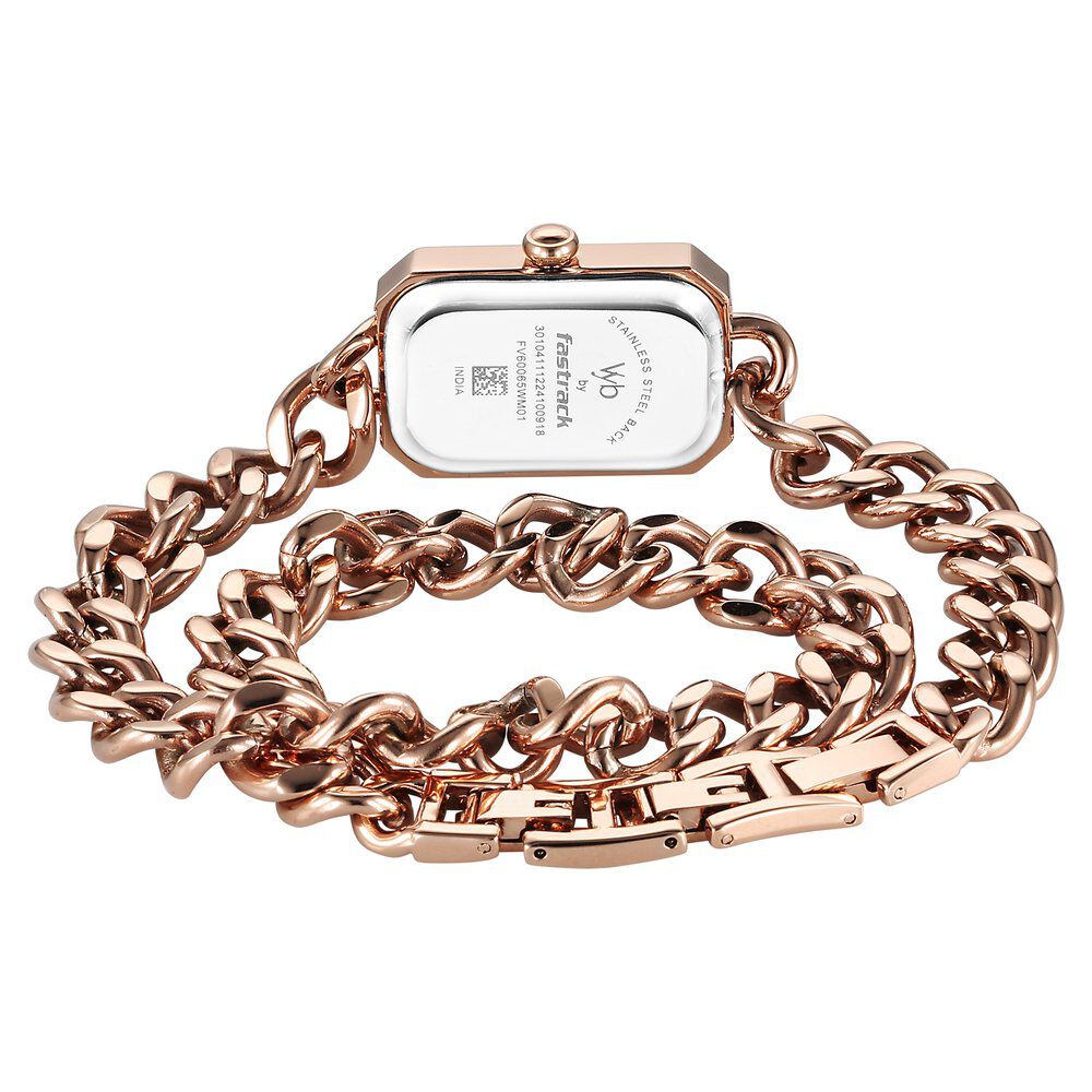 Buy Online Vyb Showstopper By Fastrack Quartz Analog Silver Dial