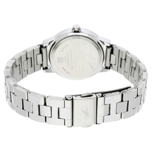 Fastrack Tropical Waters Quartz Analog Green Dial Metal Strap Watch for Girls - image number 4