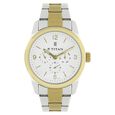 Titan Quartz Analog Champagne Dial Metal Strap Watch for Men