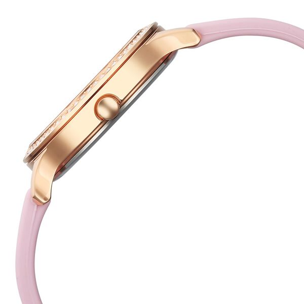 Titan Purple Glam It Up Pink Dial Analog with Date Silicone Strap Watch for Women - image number 3