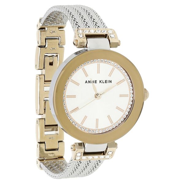 Anne Klein Quartz Analog Silver Dial Metal Strap Watch for Women - image number 1