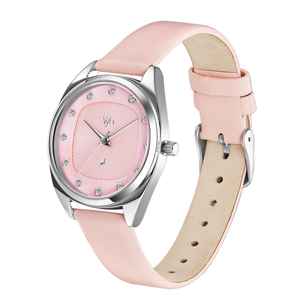 Fastrack ladies watch pink outlet