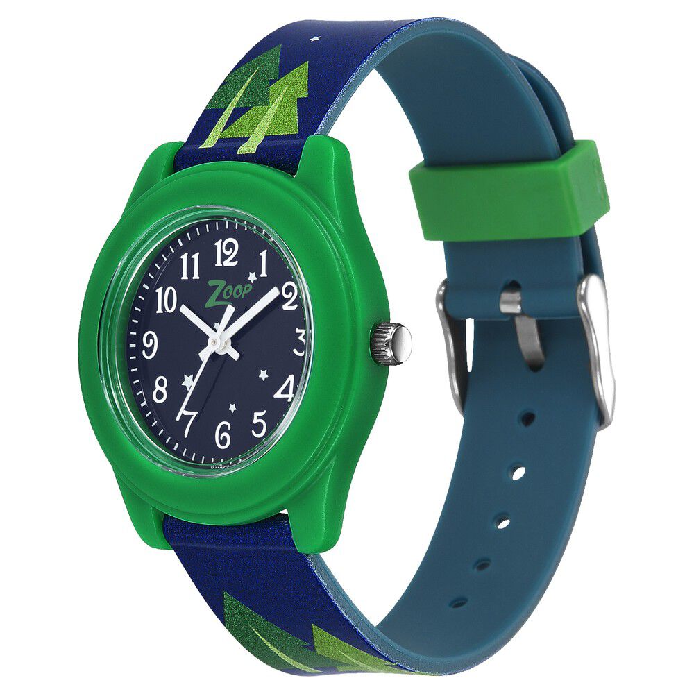 Buy Online Zoop Analog Watch with Blue Dial & Blue Strap for Boys