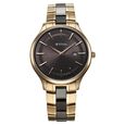 Titan Slim Ceramic Fusion Quartz Analog with Date Blue Dial Stainless Steel Strap Watch For Men