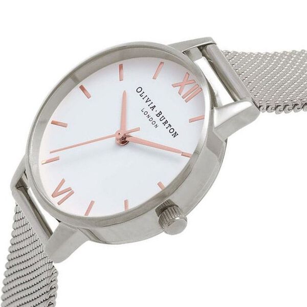 Olivia Burton Quartz Analog White Dial Stainless Steel Strap Watch for Women - image number 1