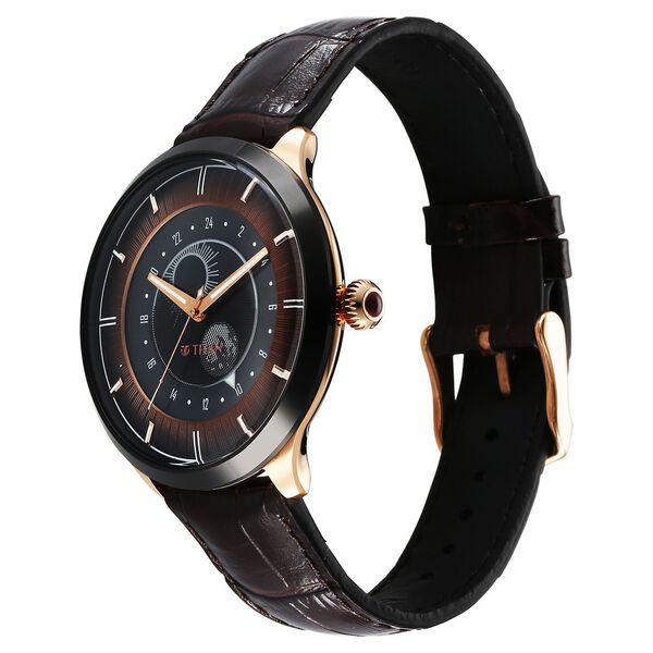 Titan Luna Sun Moon Phase in Seinna Brown - Stellar Edition - image number 2