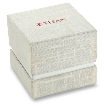 Titan Solar Black Dial Quartz Multifunction Leather Strap watch for Men
