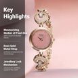 Titan Raga Moonlight Mother of Pearl Dial Women Watch With Metal Strap - image number 2