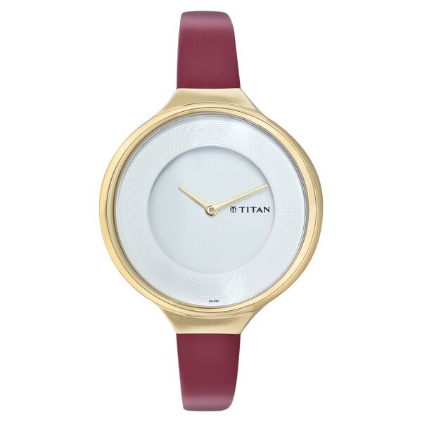 Titan Quartz Analog White Dial Watch for Women - image number 0