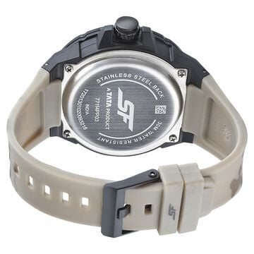 SF Turbo Quartz Analog Multicoloured Dial PU Strap Watch for Men