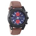 Fastrack Modular Quartz Analog Blue Dial Leather Strap Watch for Guys - image number 0