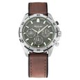 Titan Octane Hyper Lume Black Dial Quartz Multifunction Leather Strap watch for Men - image number 1