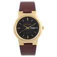 Sonata Quartz Analog Silver Dial Leather Strap Watch for Men