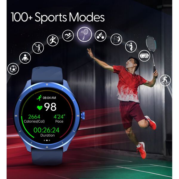 Fastrack Revoltt FR2 with 3.50 cm UltraVU Display, Advanced Blazing Fast UI, Working Crown, IP68 Smartwatch - image number 3
