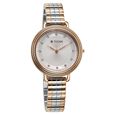Titan Aura Quartz Analog Silver Dial Two Toned Stainless Steel Strap Watch For Women - image number 1