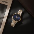 Titan Elegance Analog with Date by Hand and Blue Dial Stainless Steel Two Toned Strap Watch for Men - image number 0