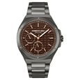 Kenneth Cole Quartz Multifunction Brown Dial Stainless Steel Strap Watch for Men - image number 0