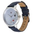 Tommy Hilfiger Quartz Analog Silver Dial Leather Strap Watch for Women - image number 2