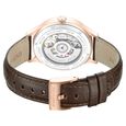 Kenneth Cole Automatic Brown Dial Brown Leather Strap Watch For Men - image number 4