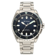 Titan Zero Hour Professional Diver's 500m Limited Edition Automatic Analog with Blue Dial Silver Titanium & Blue FKM Strap Watch for Men - image number 1