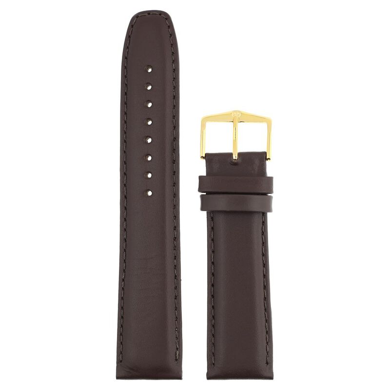 22 mm Brown Genuine Leather Straps for Men